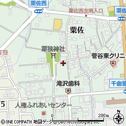 長野県千曲市粟佐1322周辺の地図