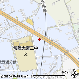茨城県常陸大宮市石沢1600周辺の地図