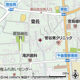 長野県千曲市粟佐1317周辺の地図