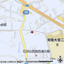 茨城県常陸大宮市石沢1531周辺の地図