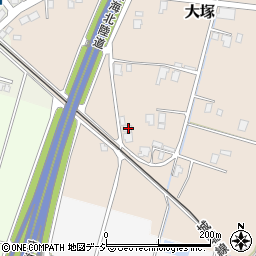 富山県南砺市大塚800周辺の地図