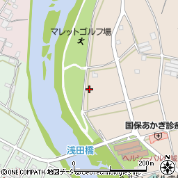 渋川市敷島緑地公園マレットゴルフ場管理棟周辺の地図