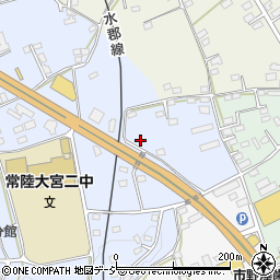 茨城県常陸大宮市石沢1576周辺の地図