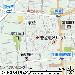 長野県千曲市粟佐1339周辺の地図