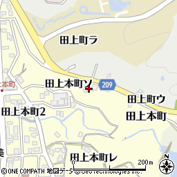 石川県金沢市田上本町ソ周辺の地図