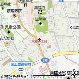 茨城県常陸太田市木崎一町1991周辺の地図