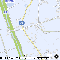 茨城県常陸大宮市石沢1173-2周辺の地図