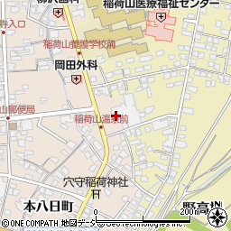 いなりの酒場周辺の地図