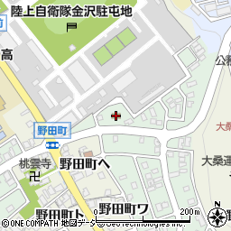 ファミリーマート金沢野田店周辺の地図