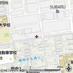 栃木県宇都宮市陽南周辺の地図