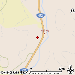 富山県富山市八尾町上仁歩1218周辺の地図