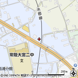 茨城県常陸大宮市石沢1575-1周辺の地図