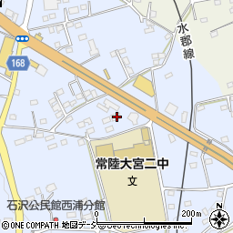 茨城県常陸大宮市石沢1623-7周辺の地図
