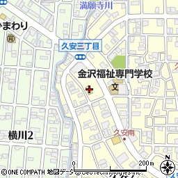 セブンイレブン金沢久安２丁目店周辺の地図