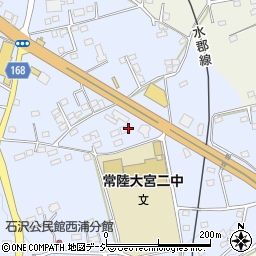 台湾料理 四季紅 常陸大宮店周辺の地図