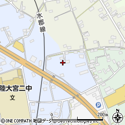 茨城県常陸大宮市石沢1586-4周辺の地図