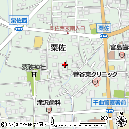 長野県千曲市粟佐1340周辺の地図