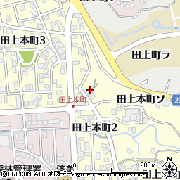 石川県金沢市田上本町８の周辺の地図