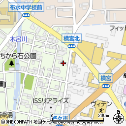 石川県野々市市若松町9-7周辺の地図