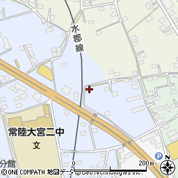 茨城県常陸大宮市石沢1577周辺の地図