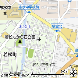 石川県野々市市若松町7周辺の地図