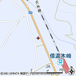 長野県大町市平木崎8638周辺の地図