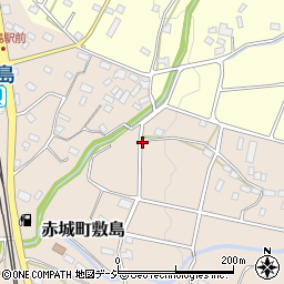 群馬県渋川市赤城町敷島周辺の地図
