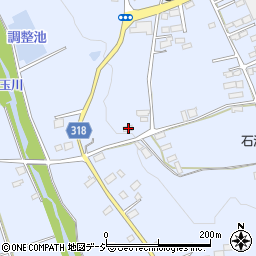 茨城県常陸大宮市石沢1906-1周辺の地図