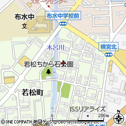 石川県野々市市若松町6周辺の地図