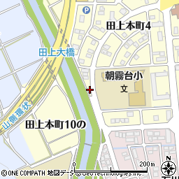 石川県金沢市田上本町ヘ周辺の地図