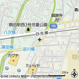栃木県宇都宮市西川田町1056周辺の地図