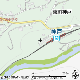群馬県みどり市東町神戸863-1周辺の地図