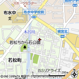 石川県野々市市若松町7-30周辺の地図