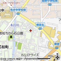 石川県野々市市若松町7-2周辺の地図