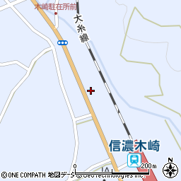 長野県大町市平木崎8616周辺の地図