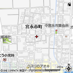石川県白山市宮永市町284-3周辺の地図
