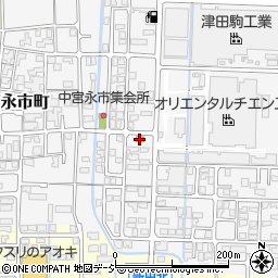 松任宮永郵便局 ＡＴＭ周辺の地図