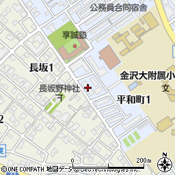 金沢合同平和宿舎Ａ１号棟周辺の地図