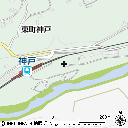 群馬県みどり市東町神戸878-1周辺の地図