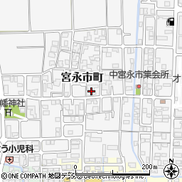 宮永市町公民館周辺の地図