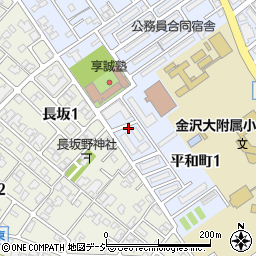 石川県金沢市平和町1丁目3周辺の地図