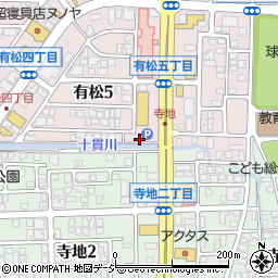 金沢小松線周辺の地図