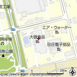 栃木県宇都宮市清原工業団地1-2周辺の地図