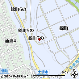 石川県金沢市錦町７の周辺の地図