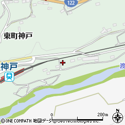 群馬県みどり市東町神戸1038周辺の地図