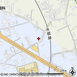 茨城県常陸大宮市石沢1597-3周辺の地図