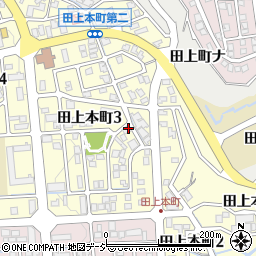 石川県金沢市田上本町リ周辺の地図