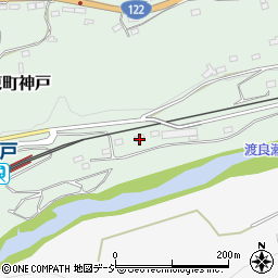 群馬県みどり市東町神戸1039周辺の地図
