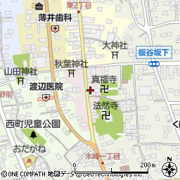 茨城県常陸太田市東三町周辺の地図