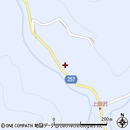 群馬県桐生市黒保根町上田沢1116周辺の地図